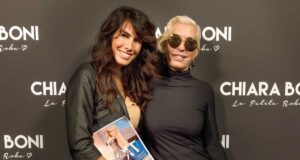 THE EDITOR ALESSANDRA LUTI AND THE FASHION DESIGNER CHIARA BONI